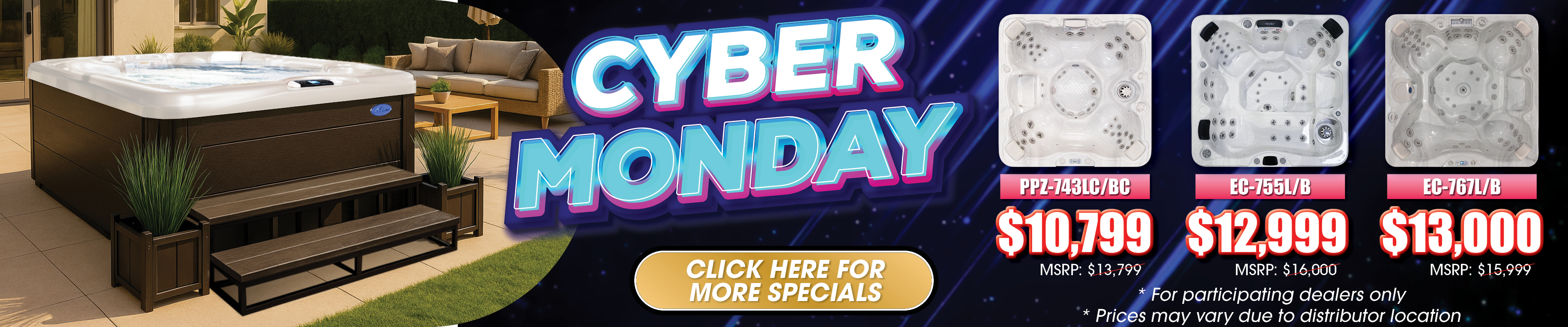 Calspas hot tub being used in a family setting - Wales